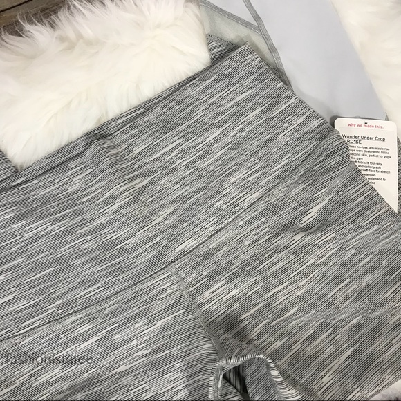 NWT LULULEMON WUNDER UNDER CROP II ROLL DOWN 10 - Picture 5 of 8